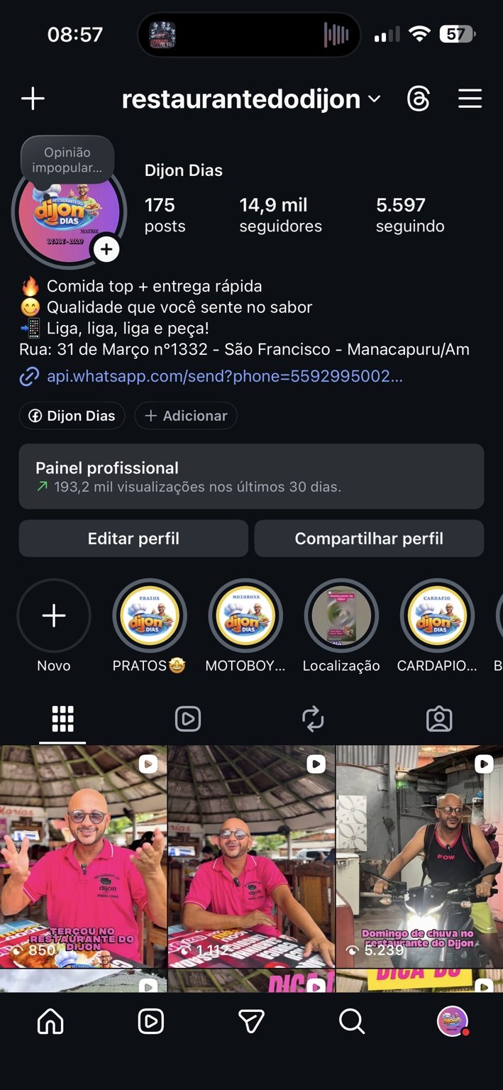 Projeto Restaurante do Dijon